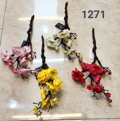 تصویر شاخه شکوفه ژاپنی تک شاخه - صورتی 