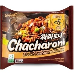 تصویر نودل چاچارونی به همراه سس لوبیا سیاه سامیانگ 140 گرمی Chacharoni Samyang Chacharoni 140g