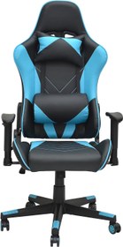 تصویر Modern design Best Executive gaming chair MH-1006-Black Blue for Video Gaming Chair for Pc with fully reclining back and head rest and soft leather (Black Blue) - ارسال 15 الی 20 روز کاری 