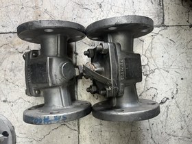 تصویر شیر توپی 1/2 1 اینچ دو تیکه کلاس 150 STEM S6 SEAT U BALL S6 BODY CF8M BALL VALVE 1 1/2" #150 BODY CF8M BALL S6 SEAT U STEM S6