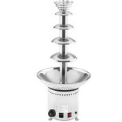 تصویر آبشار شکلات صنعتی 5 طبقه 5-tier industrial chocolate fountain