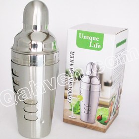 تصویر شیکر دستی رسپی دار unique life 