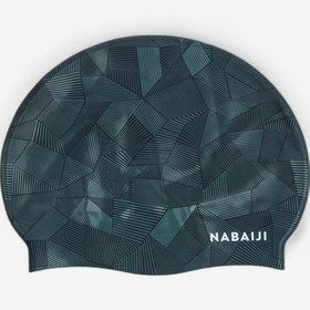 تصویر کلاه شنای سیلیکونی مردانه و زنانه نابایجی چاپی ٥٠٠ NABAIJI Silicone Swimming Cap - 500 NABAIJI Silicone Swimming Cap printed - 500