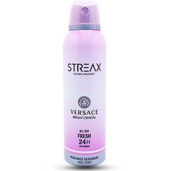 تصویر اسپری بدن زنانه 200 میل مدل Versace استریکس Streax Versace Body Spray 200 ml For Woman