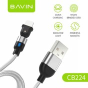 تصویر کابل شارژ باوین مدل Cb224 تایپ سی Bavin charging cable model Cb224 type C