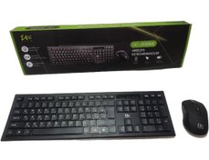 تصویر کیبورد و موس بیسیم یوسیتک مدل UC-3008W wireless keyboard & mouse UC-3008W