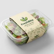 تصویر چاپ اختصاصی باندرول ظرف یکبار مصرف غذا و سالاد | سفارش فوری و قیمت 