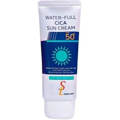 تصویر کرم ضد آفتاب تون آپ سیکا اسمایل لیدر Smile Leader Water Full Cica Sun Cream spf50