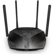 تصویر روتر بی‌سیم و دو باند AX3000 مرکوسیس مدل MR80X Mercusys MR80X AX3000 Dual-Band Wi-Fi 6 Router