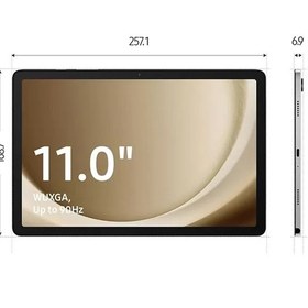 تصویر تبلت سامسونگ مدل Galaxy Tab A9+ X216 5G ظرفیت 64 گیگابایت رم 4 گیگابایت سرمه ای 