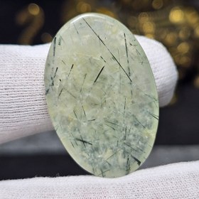 تصویر نگین درشت سنگ طبیعی پرهنیت مودار معدنی کد 36757 