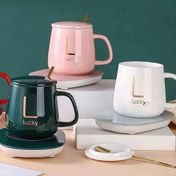 تصویر ماگ هیتردار برقی لاکی ا Lucky ceramic mug Lucky ceramic mug
