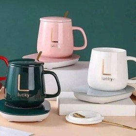 تصویر ماگ هیتردار برقی لاکی ا MUG-WARMER-LUCKY MUG-WARMER-LUCKY