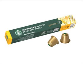 تصویر کپسول قهوه استارباکس (STARBUCKS BLONDE - ESPRESSO ROAST) قهوه 100 گرم استارباکس کپسول قهوه استارباکس (STARBUCKS BLONDE - ESPRESSO ROAST)