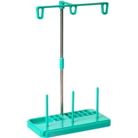 تصویر آنتن 3 نخ خانگی رنگی Antenna 3 colored homemade threads