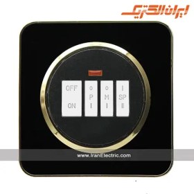 تصویر کلید کولر اسپیناس طلایی زه مشکی میان مشکی 