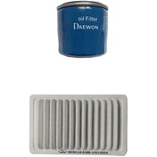 تصویر فیلتر روغن مدل 110S مناسب برای ام وی ام 110S به همراه فیلتر هوا 