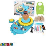 تصویر اسباب بازی سفالگری با پدال شارژی مدل 2112C 