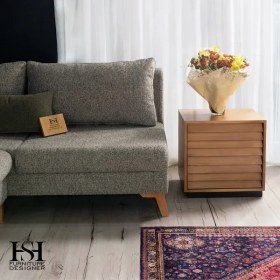 تصویر کنارتختی چوبی 3714 