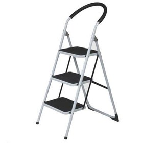 تصویر نردبان 3پله آلومینیومی 2303 یونیک 3 step aluminum ladder 2303 unique