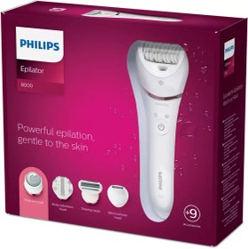 تصویر اپیلاتور فیلیپس مدل BRE740 Philips - Epilator Series 8000 BRE740/10 Wet &amp; Dry