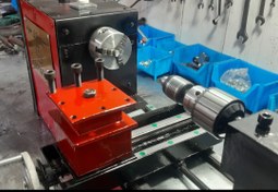 تصویر دستگاه مینی تراش رومیزی CNC 