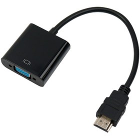 تصویر مبدل HDMI به VGA + کابل AUX و کابل Micro USB ا HDMI to VGA HDMI to VGA