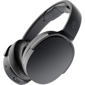 تصویر هدفون های گوش بیش از حد بی سیم Skullcandy Hesh Evo - خاکستری/آبی روشن با مورد سفر سخت Skullcandy Hesh Evo Wireless Over-Ear Headphones - Light Grey/Blue with Hard Travel Case