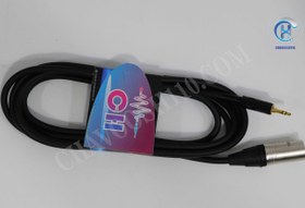 تصویر کابل XLR نری به AUX چاووش ۳ متری 