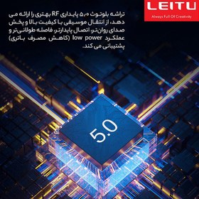 تصویر هندزفری بلوتوثی لیتو مدل LT7 مشکی هدفون بی سیم لیتو مدل LT7