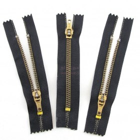 تصویر زیپ مشکی 10 سانتی 