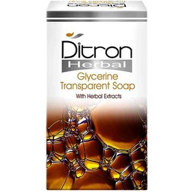 تصویر صابون گلیسیرینه شفاف مناسب پوست های خشک و معمولی دیترون 110 گرم Ditron Glycerine Transparent Soap For Dry Skins 110 g