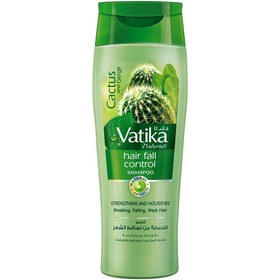 تصویر شامپو تقویت کننده کنترل ریزش موی کاکتوس واتیکا Vatika Cactus Gergir Hair Fall Control Shampoo 400ml 