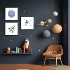 تصویر تابلو شاسی 3تیکه ماموریت به سوی ستاره‌ها F3 