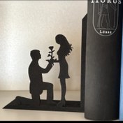 تصویر نگهدارنده کتاب طرح Love & Roses 