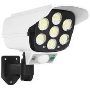 تصویر چراغ خورشیدی طرح دوربین مدار بسته مدل YH-2178T - سفید CCTV solar light model YH-2178T