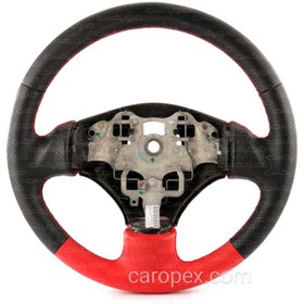 تصویر فرمان چرم دوزی پژو 206 206 EMBROIDERED STEERING WHELL