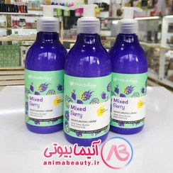 تصویر کرم آبرسان هندولوژی مدل Mixed Berry حجم 375 میلی لیتر handology moisturizing cream Mixed Berry 375 ml