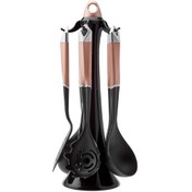 تصویر سرویس 6 پارچه کفگیر و ملاقه کاراجا Hardy رزگلد 