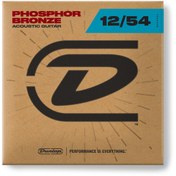 تصویر سیم گیتار آکوستیک Dunlop Phosphor Bronze Acoustic Guitar Strings 12-54 