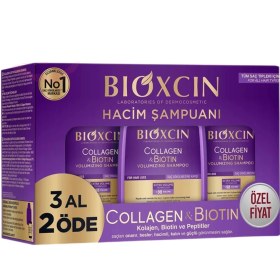 تصویر شامپو ضد ریزش گیاهی کلاژن بیوتین اصل پک ۳عددی ۳۰۰ میل ( واردات قانونی ارسال از منطقه آزاد ارس) 