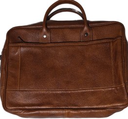 تصویر کیف چرم اداری قهوه ای 