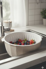 تصویر آبکش و لگن زیبا 