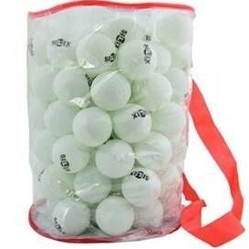تصویر توپ پینگ پنگ TB 80 100 PACK WHITE SELEX 
