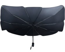 تصویر آفتابگیر خودرو مدل چتری Umbrella-style car sunshade