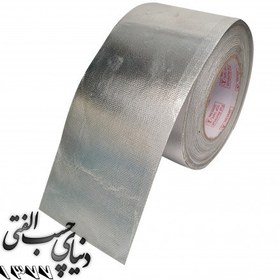 تصویر فویل آلومینیومی ضد آتش 10 سانت تاپ تیپ Top Tape Aluminium Foil Tape 