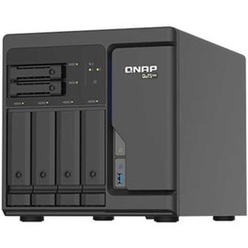 تصویر ذخيره ساز تحت شبکه کيونپ مدل TS-h686-D1602-8G-EU Qnap TS-h686-D1602-8G-EU 6bay NAS Storage