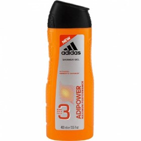 تصویر شامپو سر و بدن آدی پاور آدیداس adidas shower gel 3 in 1 adipower