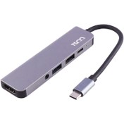 تصویر هاب USB تسکو مدل THU 1160 TSCO THU 1160 USB 3.0/HDMI/AUX/Type-C PD To Type-C Hub