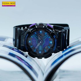 تصویر ساعت اسپرت G-Shock-Black-blue مدل110 HC 